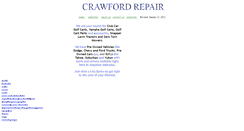 Desktop Screenshot of crawfordrepair.com
